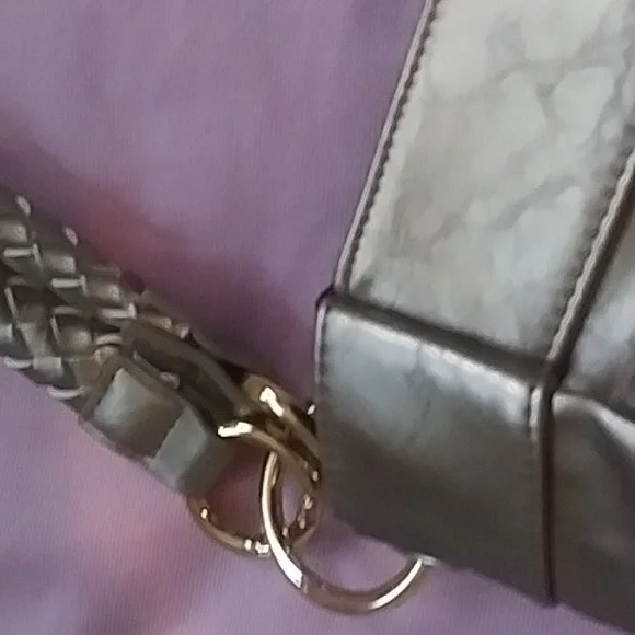 Miche demi base  golden bronze shell leopard shell long crossbody strap+braided - Picture 6 of 16